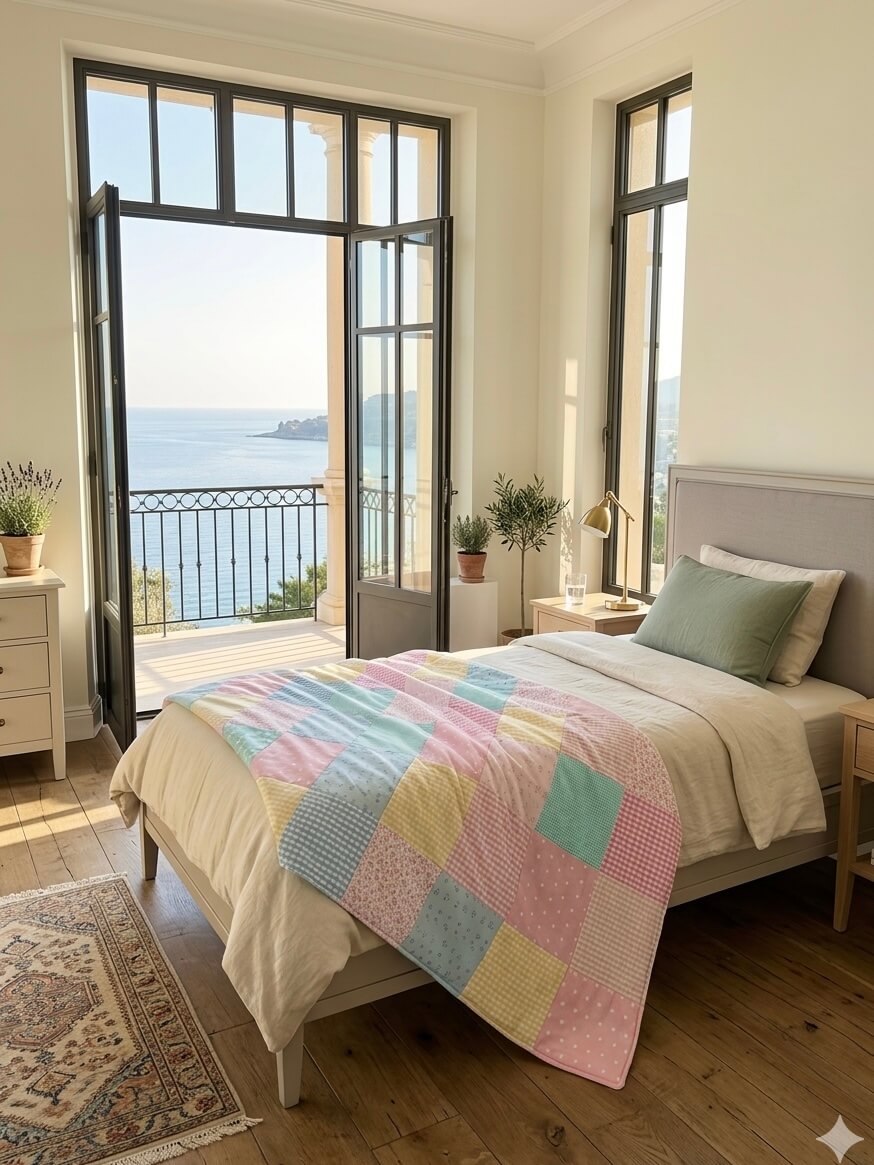 Coperta PATCHWORK letto singolo